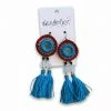 Wanderlust By Abby NEW Teal Mirror Tassels