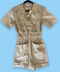 Wanderlust By Abby Utility Romper NEW