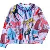 Queen Of Sparkles NEW Jewel Jungle Rhinestone Printed Sweatshirt