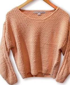 Wanderlust By Abby Just Peachy Sweater