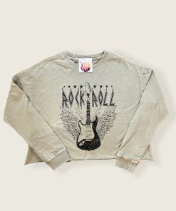 Wanderlust By Abby NEW Rock N Roll Guitar Graphic Tee