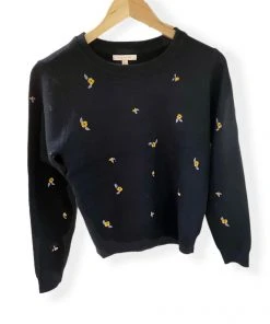 Wanderlust By Abby Floral Embroidered Sweater