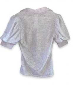 Wanderlust By Abby Lavender Puff Sleeve Top