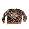 Queen Of Sparkles Tiger Print Tiger Head Sweater