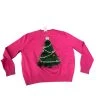 Queen Of Sparkles CLOTHING Feather Christmas Tree Sweater