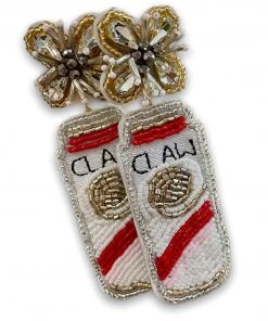 Wanderlust By Abby NEW Beaded Alcohol Bottle Earrings