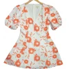 Wanderlust By Abby NEW Orange Floral Mini Dress