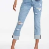 Wanderlust By Abby Blaire High Rise Cuffed Slim Jeans