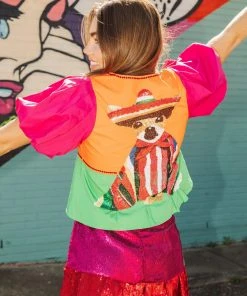 Queen Of Sparkles QOS Cinco Dog Top