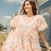 Wanderlust By Abby QOS Flower Fabric Dress