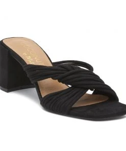Wanderlust By Abby NEW Black Square Toe Sandal