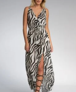 Wanderlust By Abby NEW Animal Print Maxi Dress