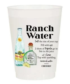 Wanderlust By Abby Ranch Water Recipe Cups NEW