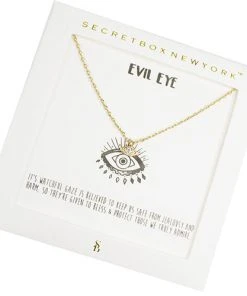 Wanderlust By Abby Evil Eye Charm Necklace NEW
