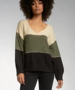 Wanderlust By Abby CLOTHING Color Block Sweater
