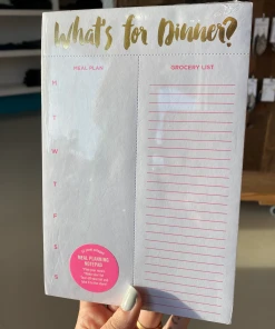 Wanderlust By Abby NEW What's For Dinner? Notepad