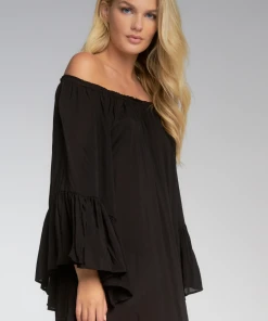 Wanderlust By Abby Black Off Shoulder Top