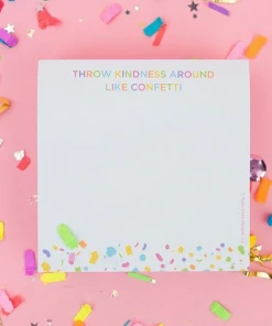 Taylor Elliott Designs NEW Confetti Sticky Note Cube
