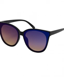 Wanderlust By Abby Blue Gem Large Cat Eye Sunnies