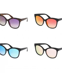Wanderlust By Abby Blue Gem Mirrored Sunnies