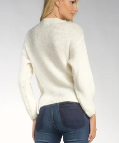 Wanderlust By Abby NEW Cream Crewneck Sweater