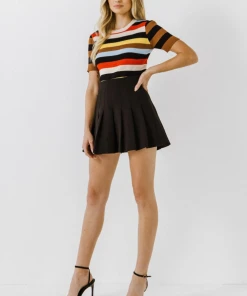 Wanderlust By Abby Mini Tennis Skort