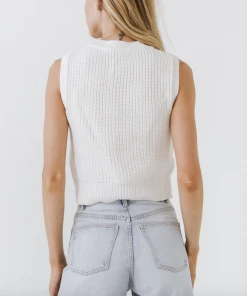 Wanderlust By Abby V-Neckline Vest Sweater