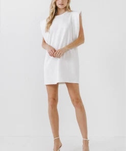 Wanderlust By Abby Folded Detail Mini Dress