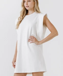 Wanderlust By Abby Folded Detail Mini Dress