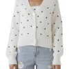 Wanderlust By Abby Polka Dot Knit Cardigan CLOTHING