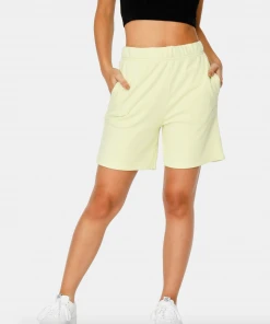 Wanderlust By Abby On Repeat Sweatshort In Honeydew NEW