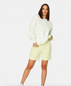 Wanderlust By Abby On Repeat Sweatshort In Honeydew NEW