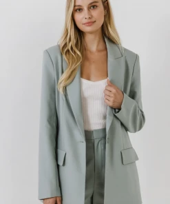 Wanderlust By Abby Single Breasted Blazer NEW