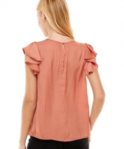 Wanderlust By Abby NEW Flowy Flutter Crewneck