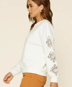 Wanderlust By Abby Samantha Crochet Knit Top NEW