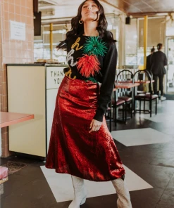 Queen Of Sparkles Ho Ho Ho Sweater