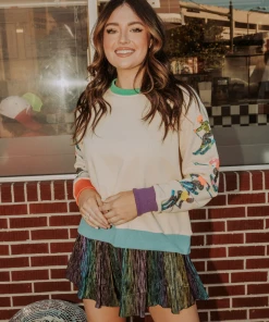 Queen Of Sparkles Queen Of The Slopes Sweatshirt NEW