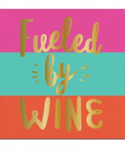 Wanderlust By Abby NEW Fueled By Wine Napkins