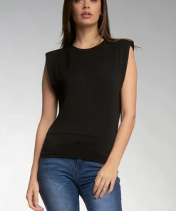 Wanderlust By Abby NEW Shoulder Pad Muscle Tank