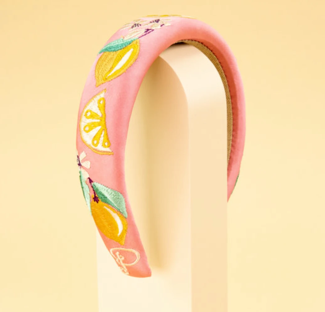 Wanderlust By Abby Padded Sicilian Lemon Headband 3 Wanderlust By Abby Padded Sicilian Lemon Headband