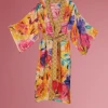 Wanderlust By Abby Floral Frenzy Kimono Gown