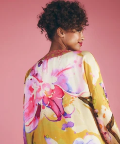 Wanderlust By Abby Orchid Kimono Jacket NEW