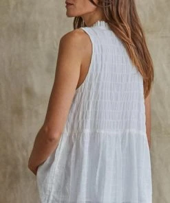 Wanderlust By Abby Gauze Sleeveless Top