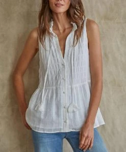 Wanderlust By Abby Gauze Sleeveless Top