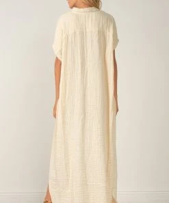 Wanderlust By Abby Natural Button Down Kimono