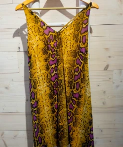 Wanderlust By Abby Snake Sleeveless Swing Dress