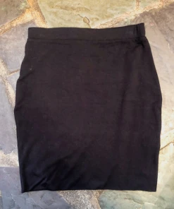 Wanderlust By Abby Basic Black Knit Mini Skirt