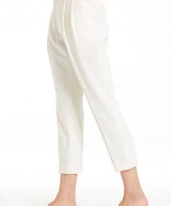 Wanderlust By Abby ROWAN PLEATED PANT CREAM CLOTHING