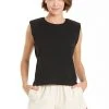 Wanderlust By Abby Brynn Padded Shoulder Back Tank NEW 2 Wanderlust By Abby Brynn Padded Shoulder Back Tank NEW