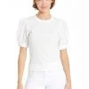 Wanderlust By Abby POPLIN SLEEVE TOP WHITE
